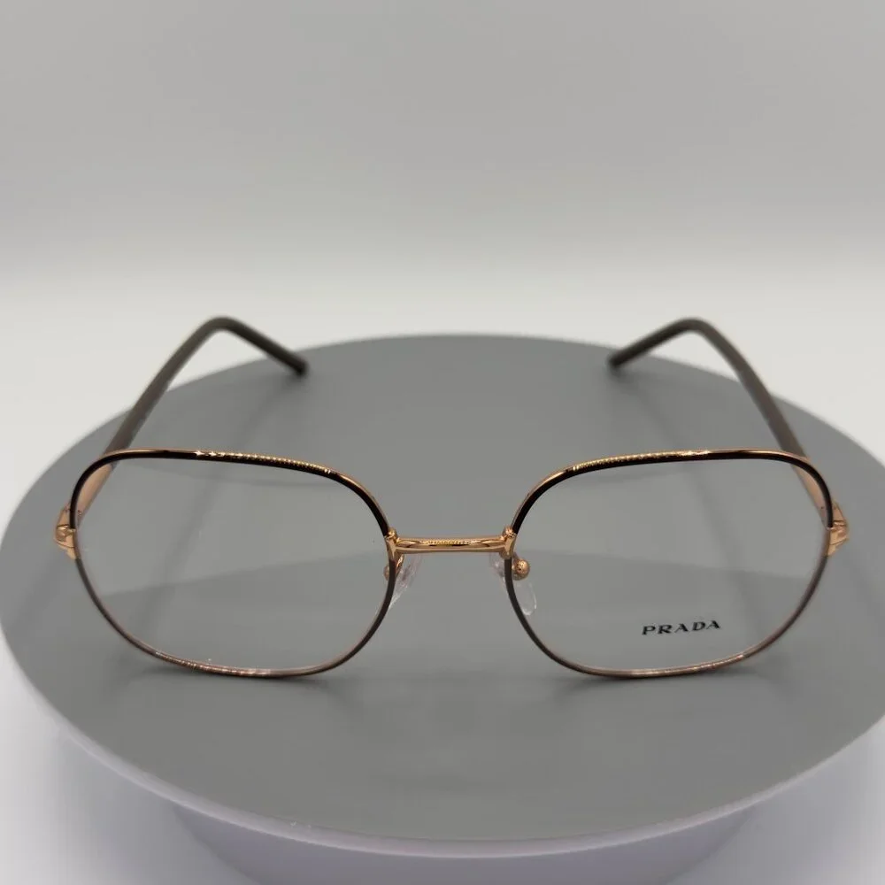 PRADA PR 56WV 02H1O1 Eyeglasses Frames Brown Beige 54-19-140
